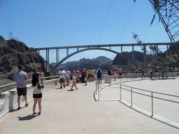 High bridge at Hoover Dam