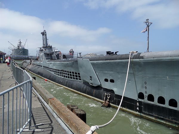 S.S. Pampanito; Jeremiah O'Brien in the background